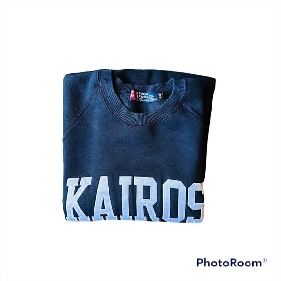 𝅺KAIROS KX Sweatshirt Navy Blue Crewneck Sweatshirt. Size Large. - Picture 5 of 10